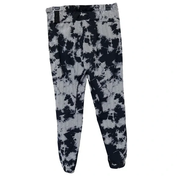 Fabletics Mens The One Jogger Black White Tie Dye Stripe PT2252152-8771-22240 M - Picture 9 of 9